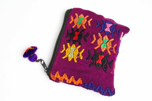 WHOLESALE Huipil Zippered Bag Small