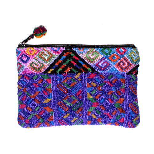 WHOLESALE Huipil Zippered Bag Large