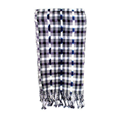 WHOLESALE Encanto Scarf- Navy Blue / White / Black