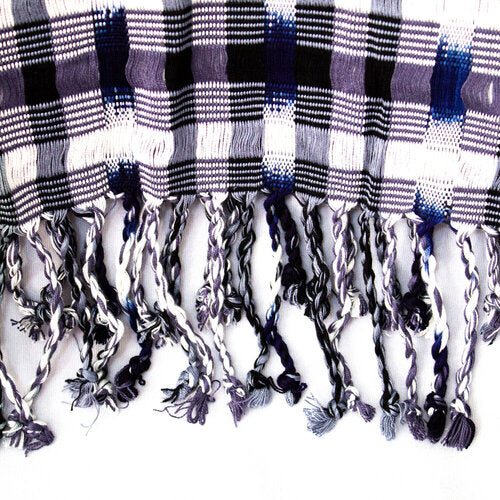 WHOLESALE Encanto Scarf- Navy Blue / White / Black