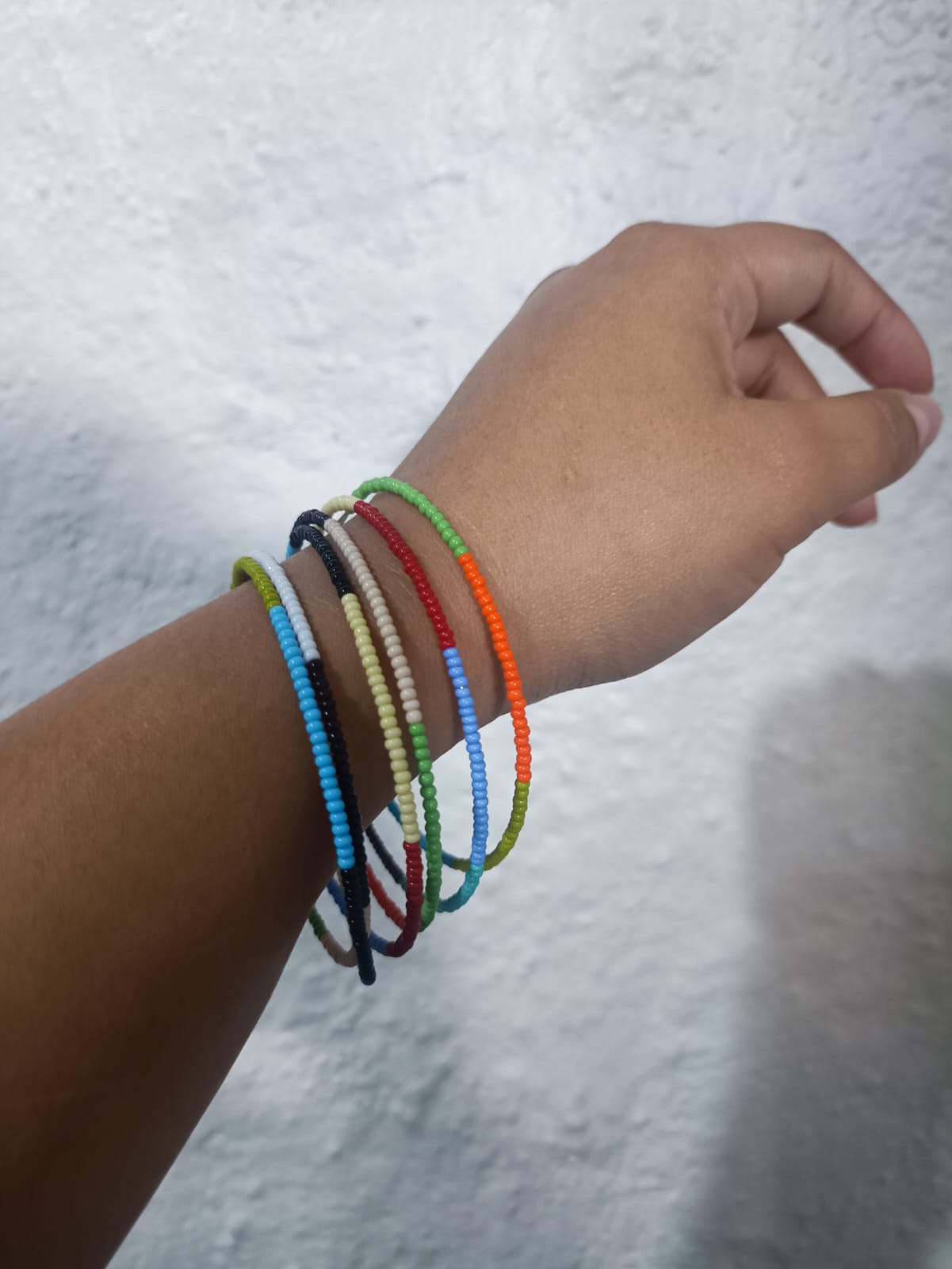 WHOLESALE Memory Wire Multicolor Bracelet