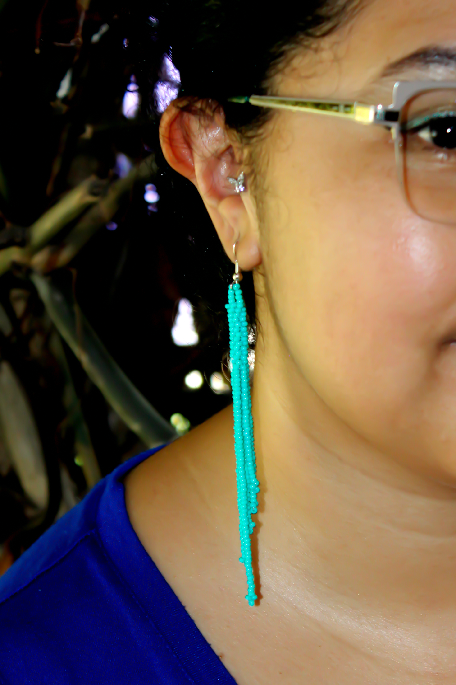 WHOLESALE Turquoise River Earrings - 925 Silver Hooks