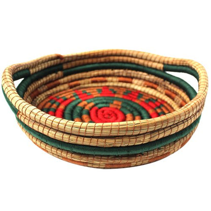 WHOLESALE Holiday Pine Needles Basket with Handles