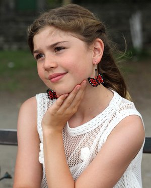 WHOLESALE Mariposa Earrings - 925 Silver Hooks