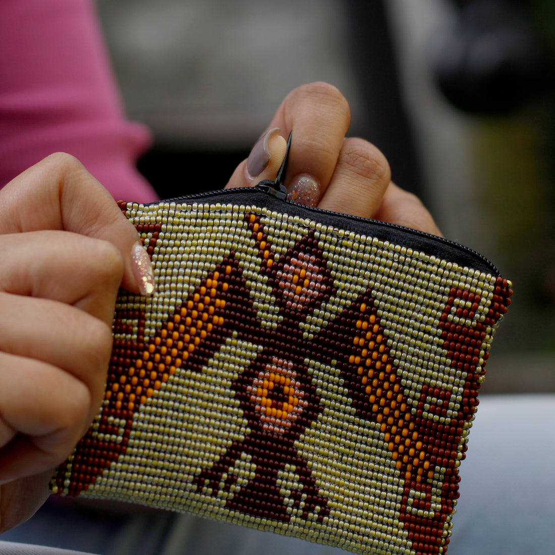 WHOLESALE Mayan Quetzal Beaded Coin Purse