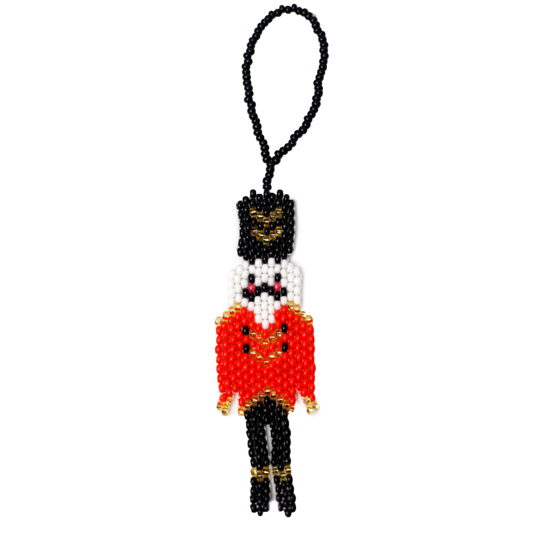 WHOLESALE Nutcracker Beaded Flat Ornament