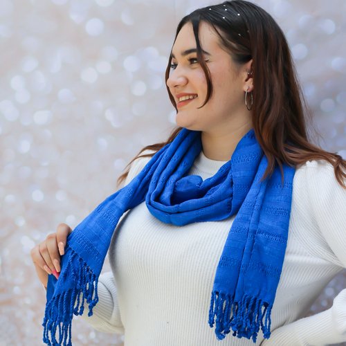 WHOLESALE Cobalt Blue Scarf