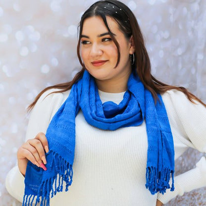 WHOLESALE Cobalt Blue Scarf