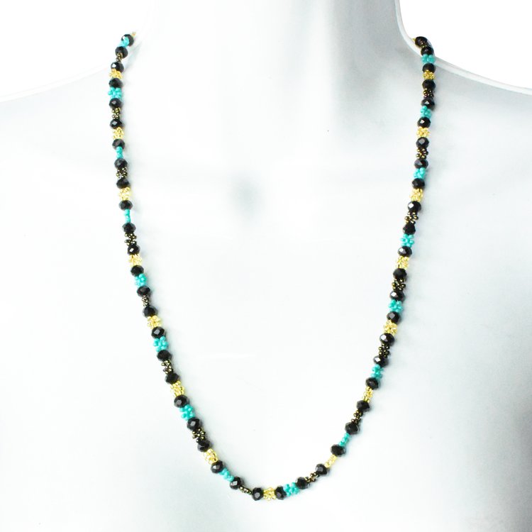 WHOLESALE Twilight Beaded Necklace - Sunset